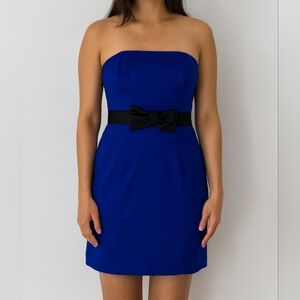 VERO MODA Cobalt Strapless Dress Small